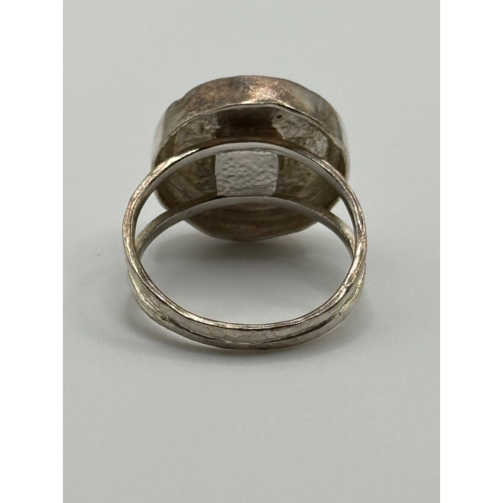 Luli Hamersztein Sterling Silver Roman Glass Ring Size 7 - Picture 10 of 15